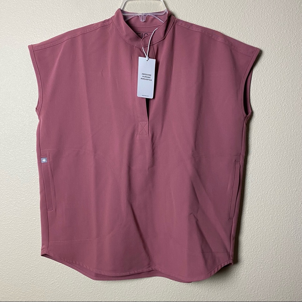 FIGS Scrub Top Rafaela XXS - Mauve